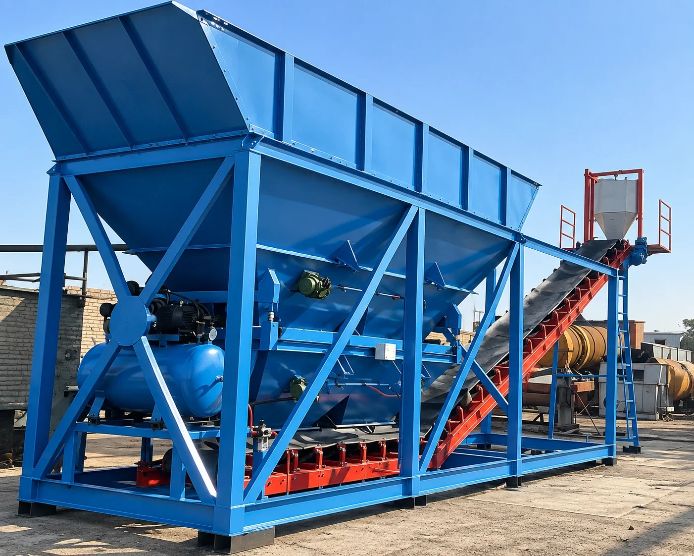 What is a portable beaching plant and what are its advantages 